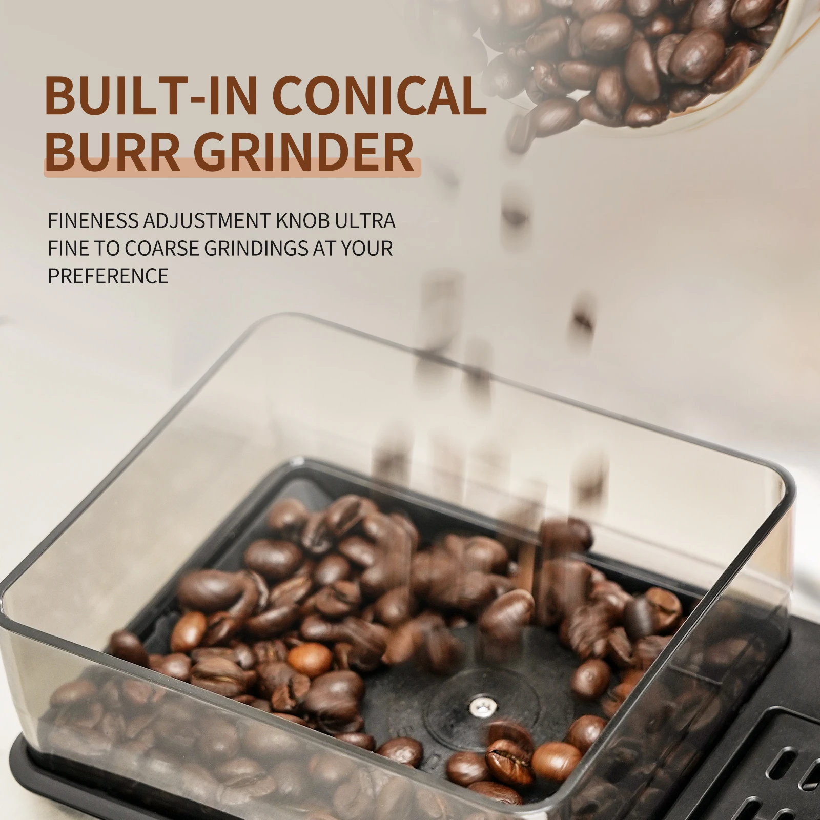 New Smart Wifi Bean To Cup Automatic Espresso Coffee Machine With App