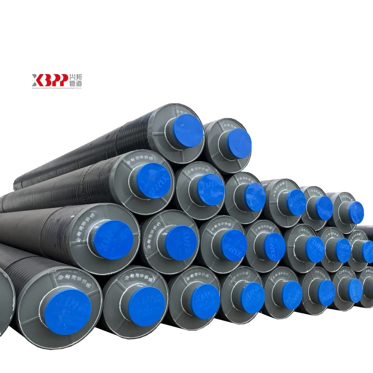 API 5L steel jacketed metal-clad steam glass wool thermal insulation spiral steel pipe for high temperature medium supply