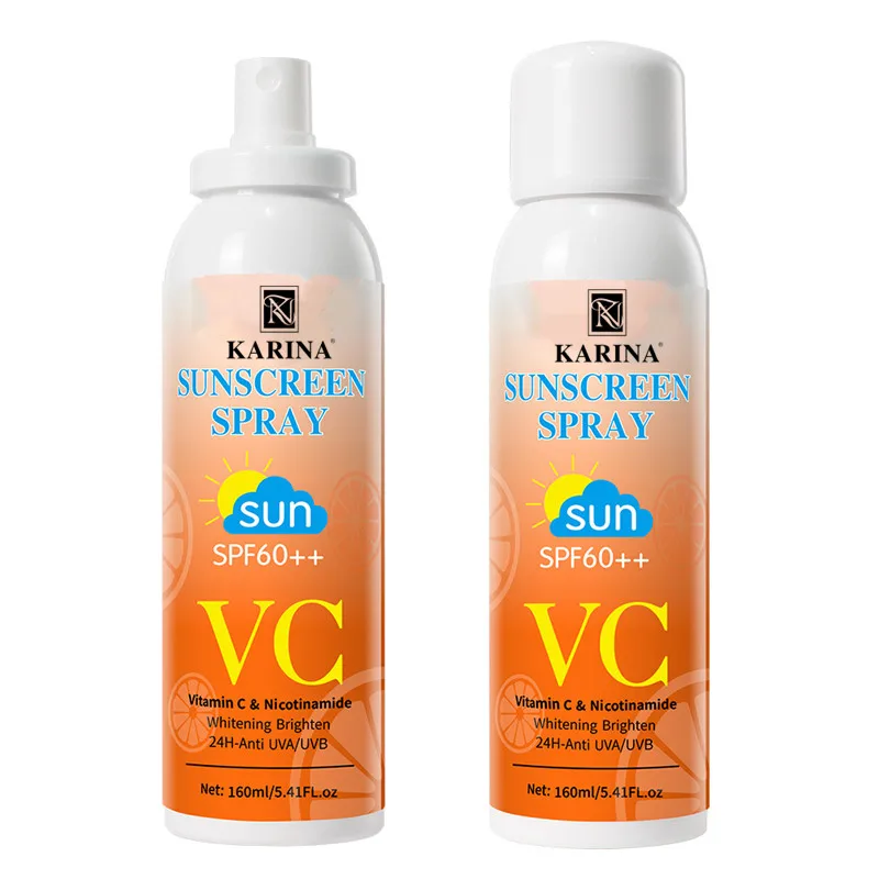 Jiajie private label wholesale whitening sunscreen spray