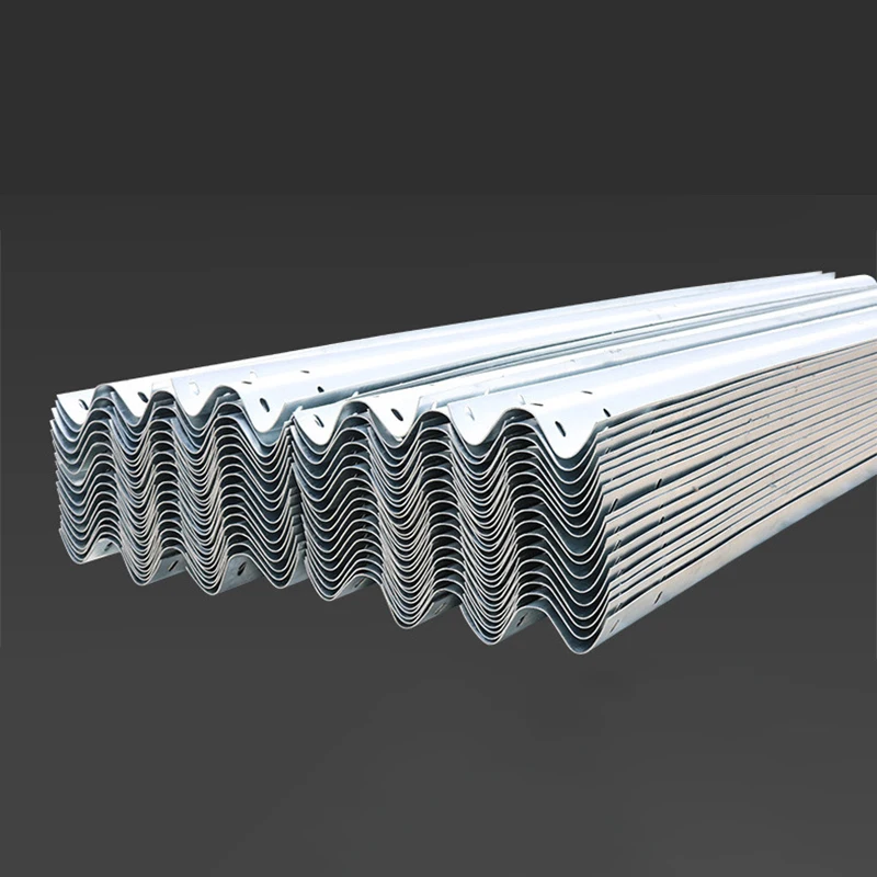 Highway Guardrail Plate Metal Crash Barrier W Beam Barrier