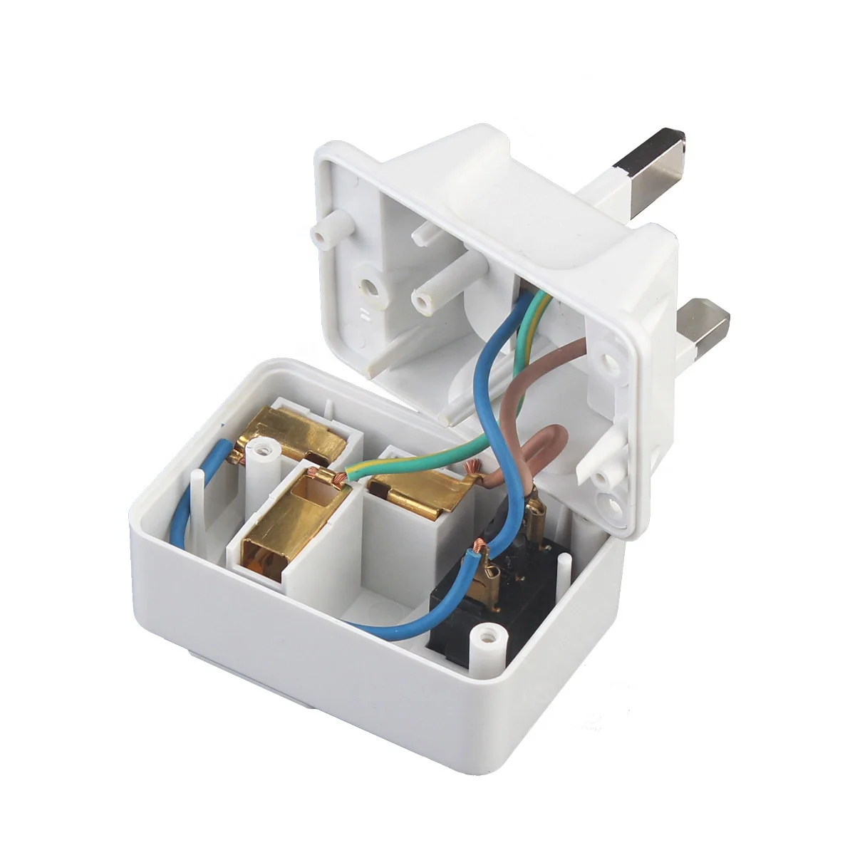 UK socket adapter with switch Universal Travel adapter socket square 3 pins 13A power saudi arabia electric plug uk product