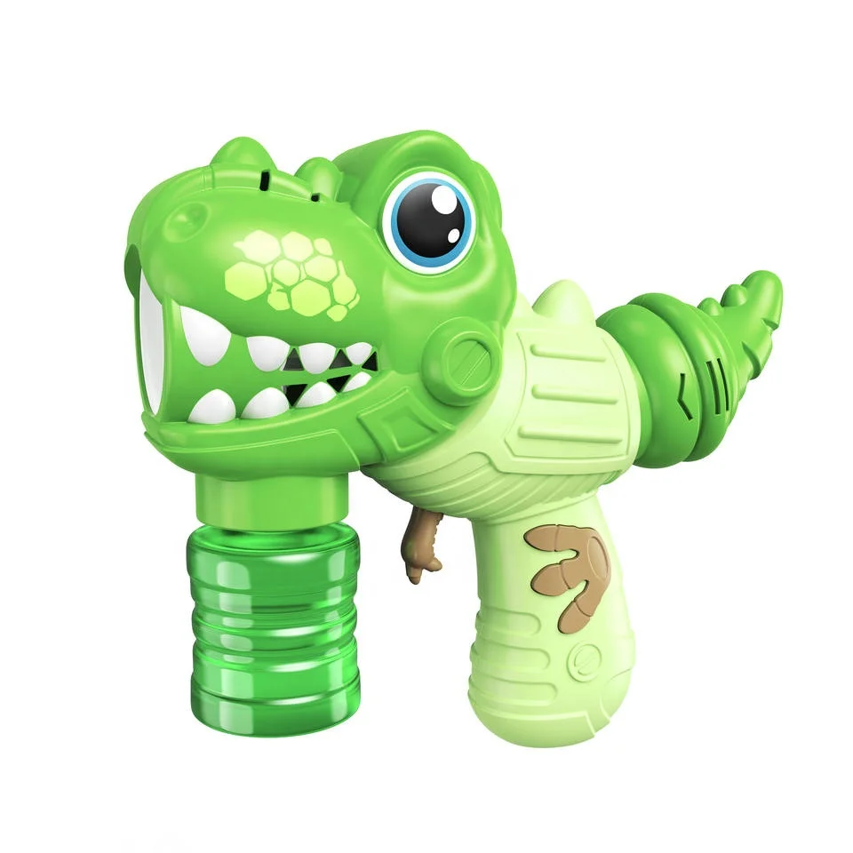 Ly Dinosaur Bubble Machine Blaster Wanna Bubble Maker For Kids Blow Kids Bubble Gun
