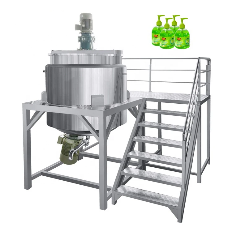 Washing Liquid Hand Wash Homogenizing Liquid Detergent Mixer Shampoo Mixing Machine Liquid Soap Making Machine