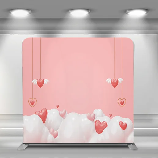 Factory direct modern fabric show display standard aluminium frame profiles exhibition booth for wedding baby shower