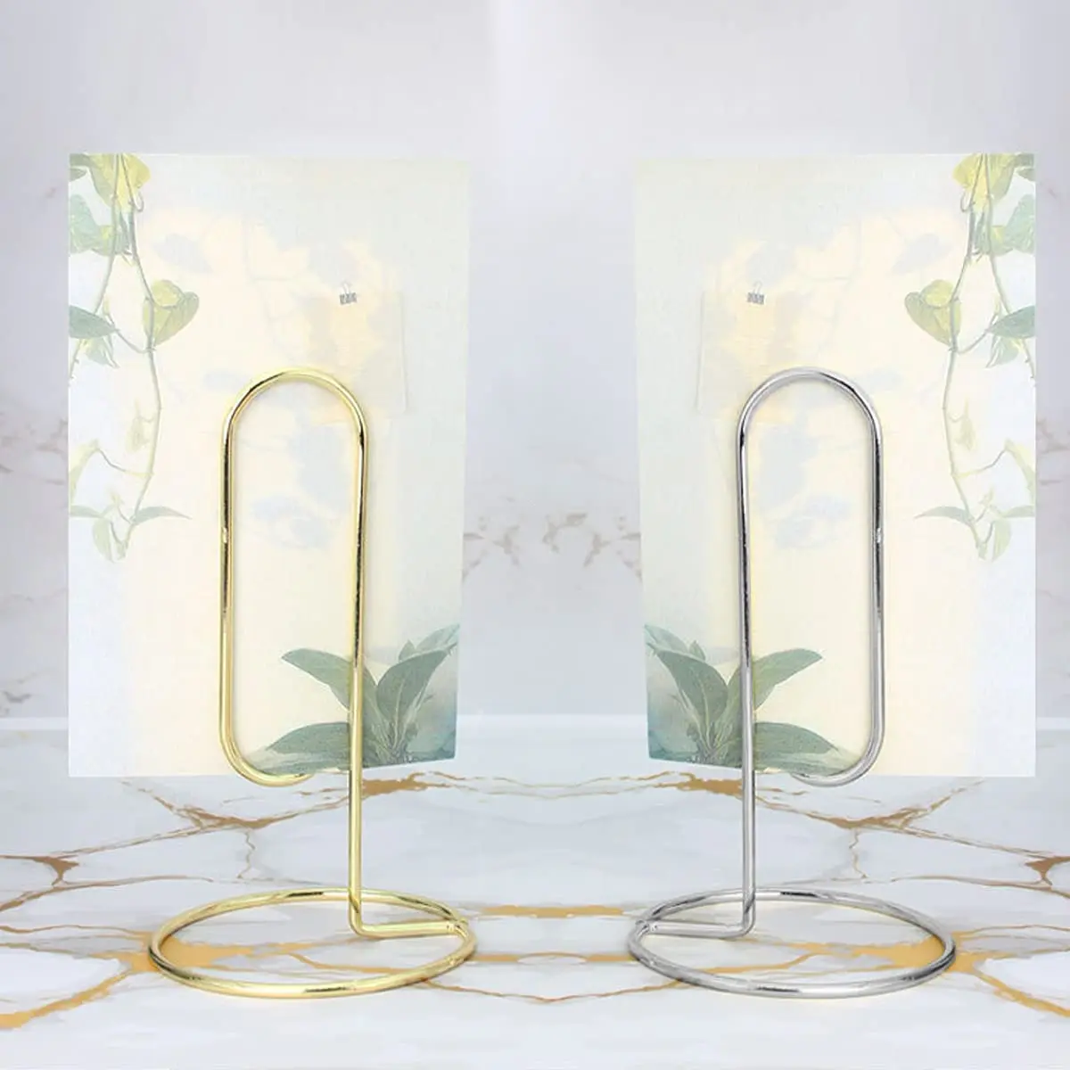 Desktop Memo stand Holder Table Number Holders Picture Holder Office Accessory to Hold Bills Letters Reminders,card and Note