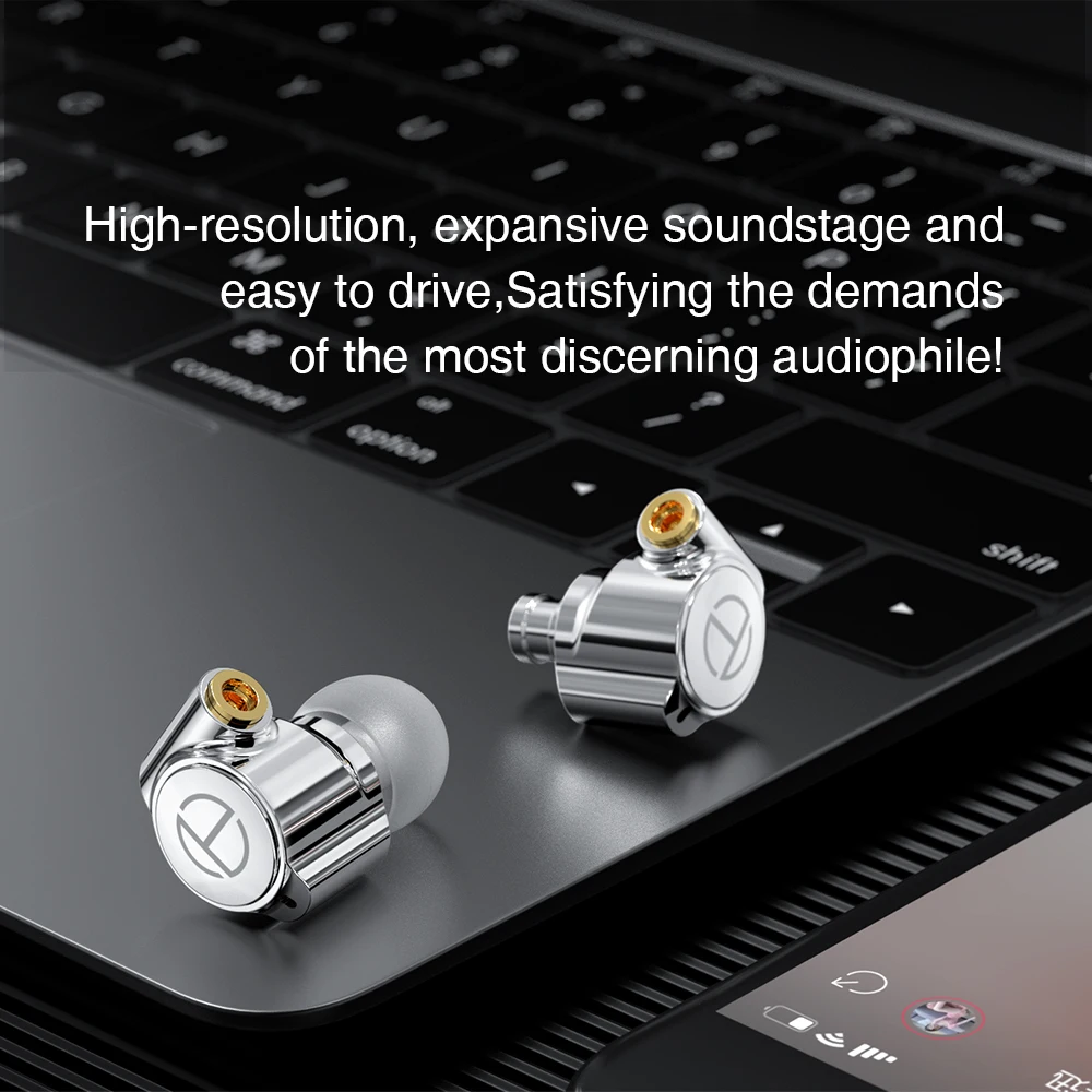 TRN TA1 Hifi наушники-вкладыши проводные наушники музыкальные с микрофоном для