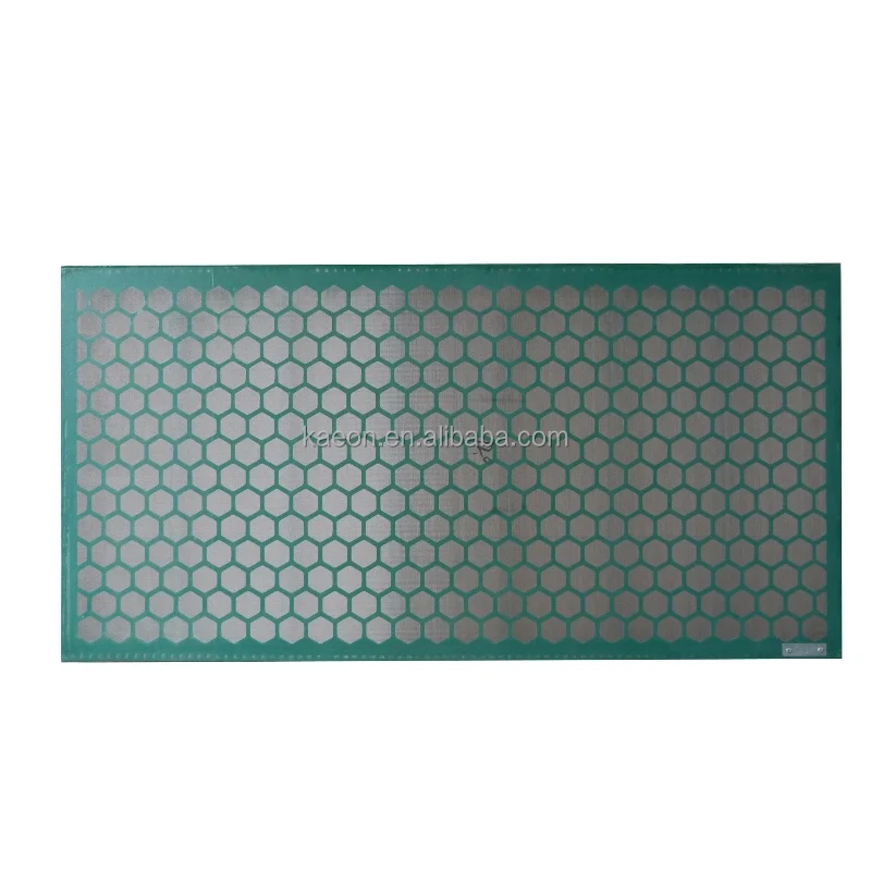 Oil & gas well drilling operation mud cleaner screens