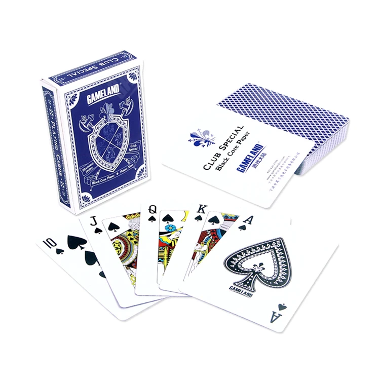 
Full Color Varnishing Fun Paper Playing Poker Cards Custom Printing 