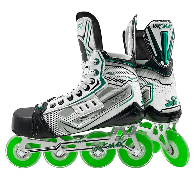 New design Factory sell Inline hockey skates 4 PU wheels inline roller skates