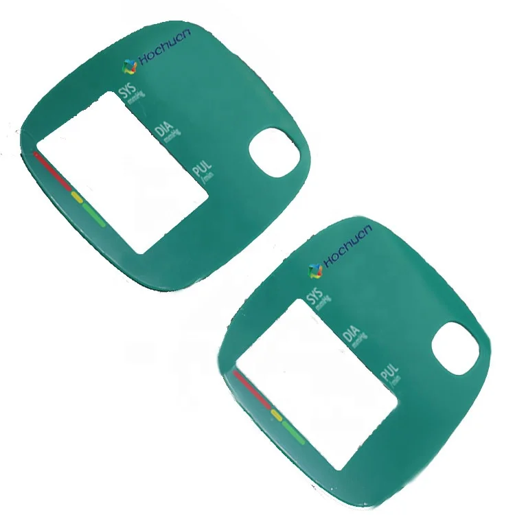 Custom Printed Waterproof Decal Printing Clear Matte Adhesive Label PET Plastic Embossed Sticker for Electronics Medical Part