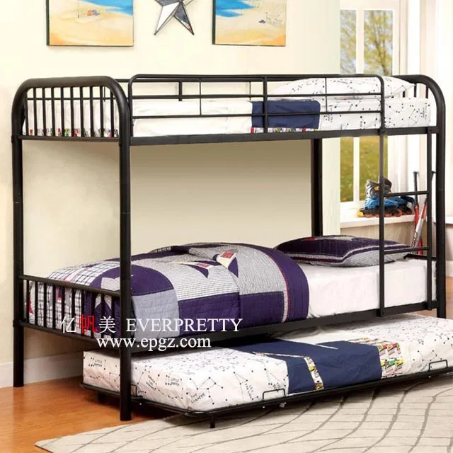 Solid Wood Bedroom Furniture Set Kid Furniture Wood Double Bunk Beds Designs