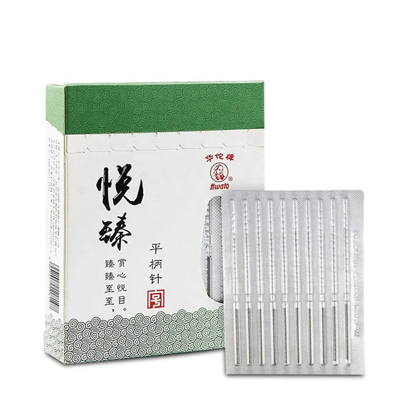 Equipments of Traditional Chinese Medicine Hwato Brand 100 Disposable Sterile Acupuncture Needles Dry Needles