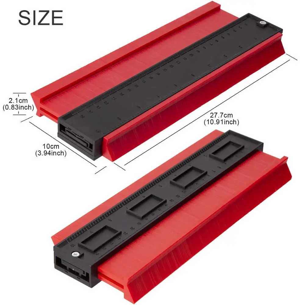 Plastic 10 inch Contour  Gauge Tool  Contour Duplication Gauge