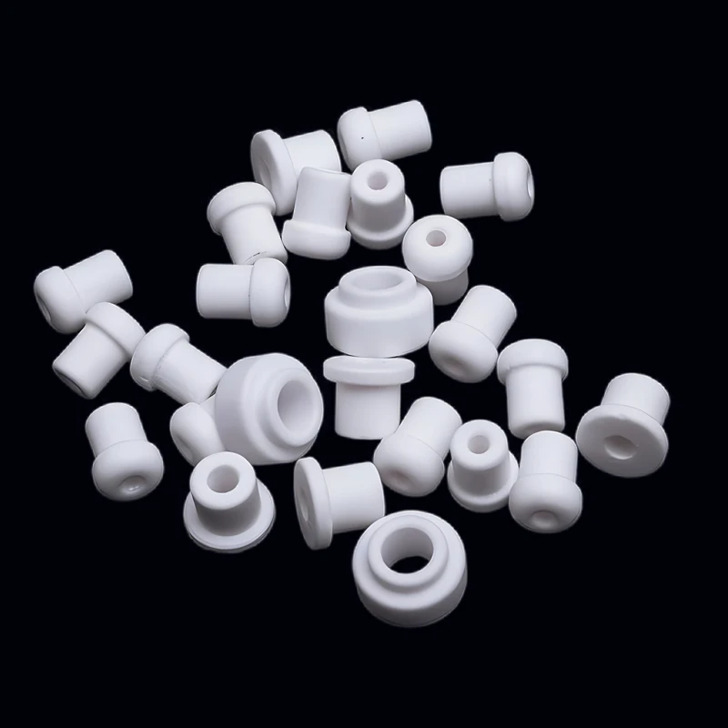 High Precision High Frequency Porcelain Ceramic Head Talc Porcelain 99%Alumina Insulation Textile Ceramic Part