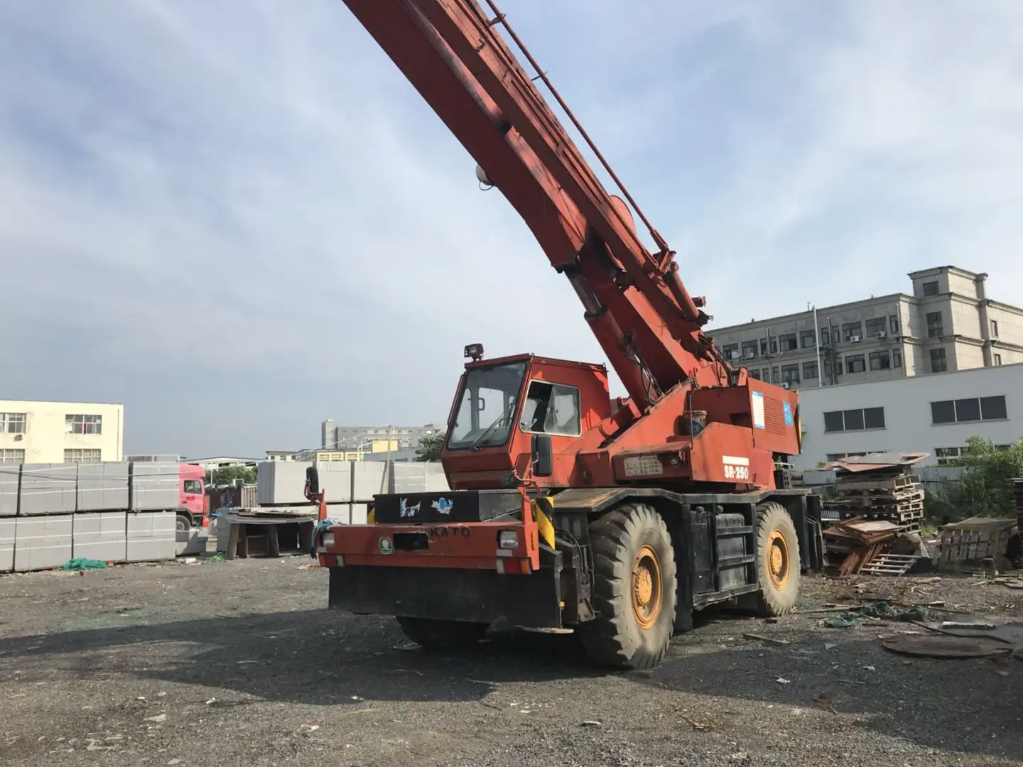 Original kato used truck crane 25ton sr250 sr300 sr350