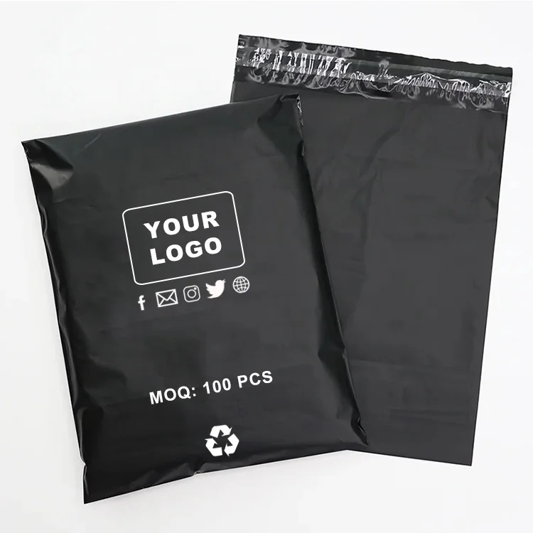 Custom Tear Proof Apparel Packaging Logo Printed Plastic Poly Bags Mailer Mailers Mailing Bag For Shipping Clothes