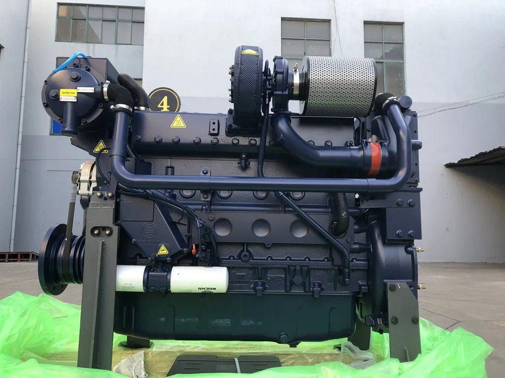 New type 4 stroke 6 cylinder  diesel engine for marine WD12C300-15