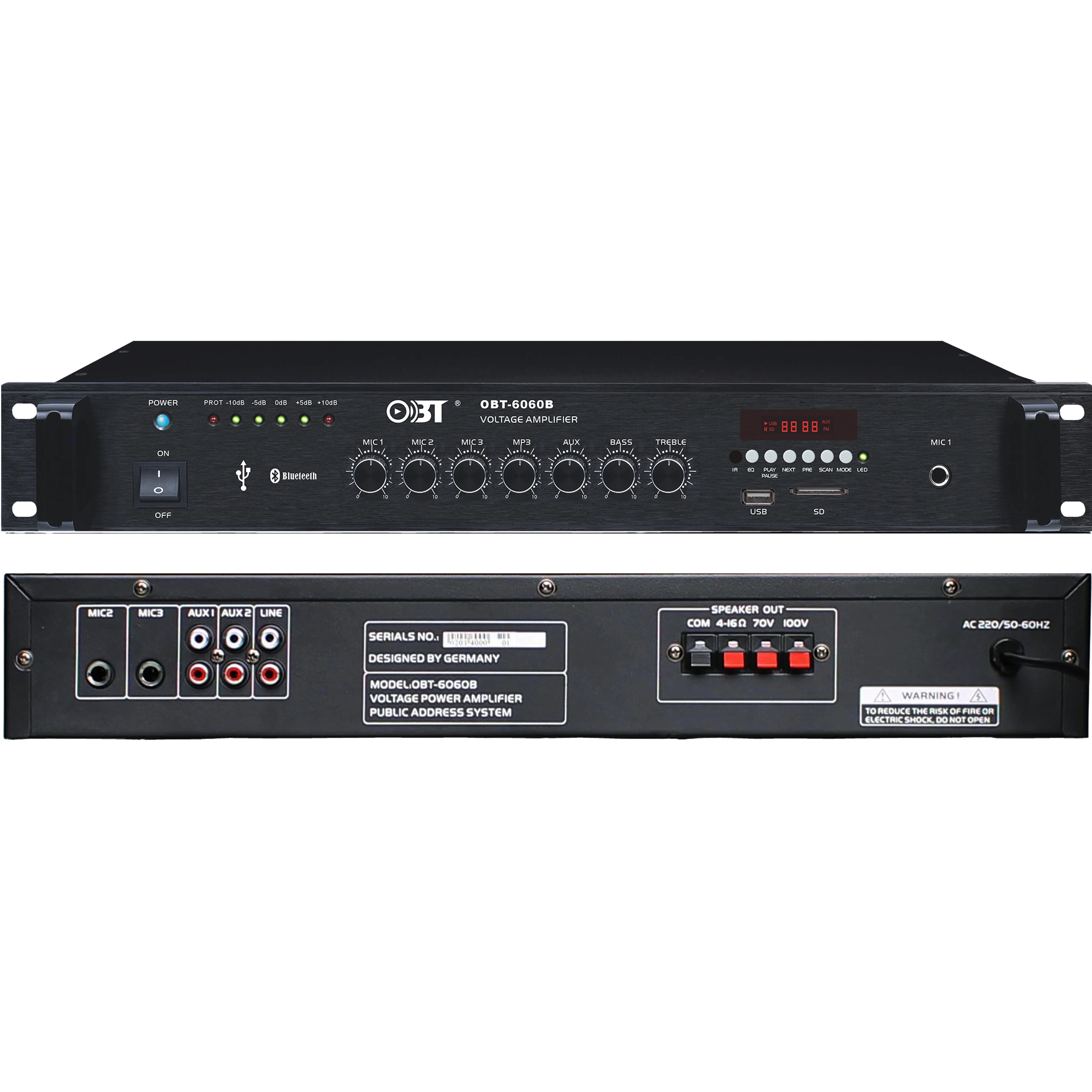 Kit Audio Power Amplifier Address Pa Public Broadcast  Amplifier Professional