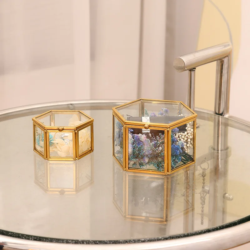 custom clear lid jewelry box with window