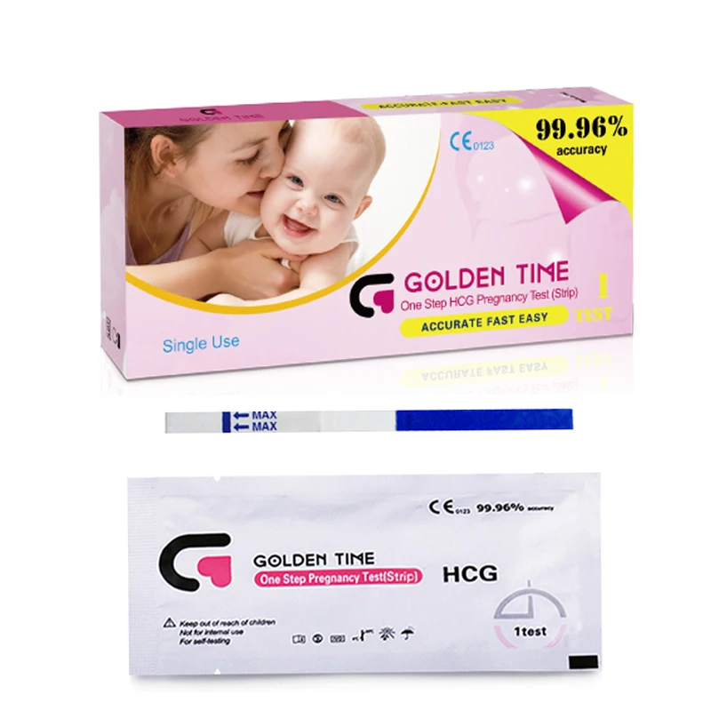 Wholesale The Best Selling Urine Disposable Medical Diagnostic Test Kits Early One Step Hcg Pregnancy Test Strip Paper