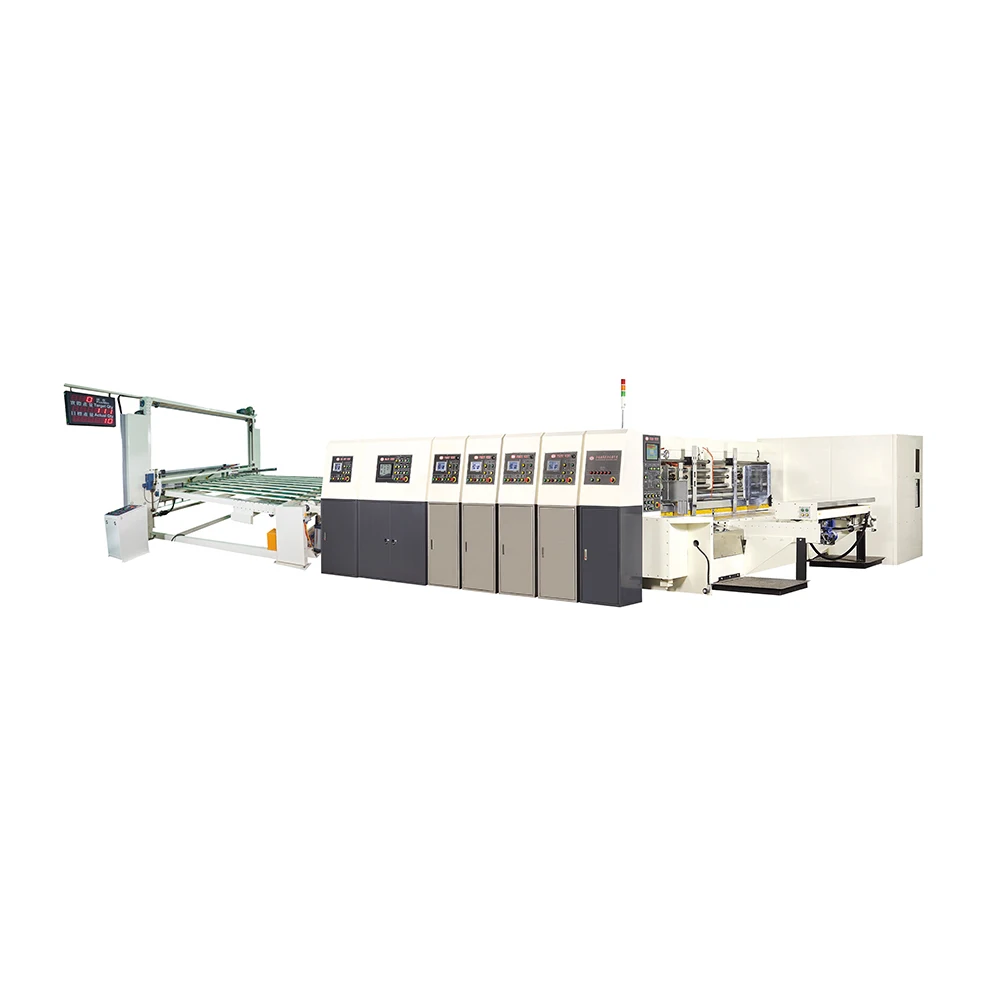 Электрически Регулируемый многоцветный гофрированный картон принтер Flexo Printer Machine-Cnc Series