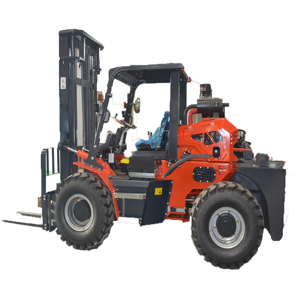 Forklift All Terrain Forklift China 3 Ton Off Road 4WD 4x4 All Rough Terrain Diesel Forklift Truck cheap Price