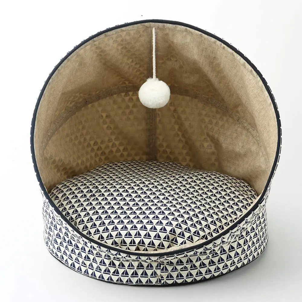 Exquisite craftsmanship top-quality round folding cat cave nest