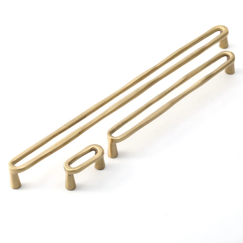 Maxery Creative Hollow Irregular Kitchen Cabinet Handle Vintage Bronze Furniture Handle Pull for Bedroom Closet Wardrobe Dresser