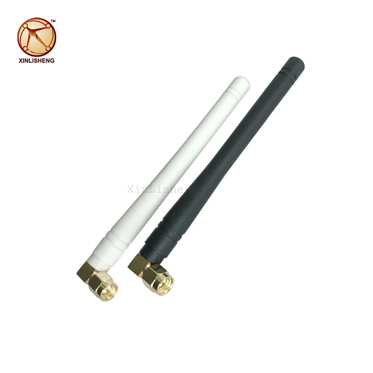 Factory wholesale 90 degree bending omni 5dBi rubber Gps passive whip antennas for