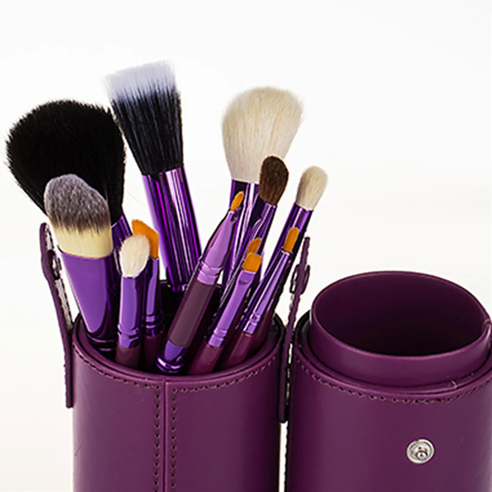 Makeup Brush Set 12pcs Face Cosmetic Brushes for Foundation Blending Blush Concealer Eye Shadow eyebrow