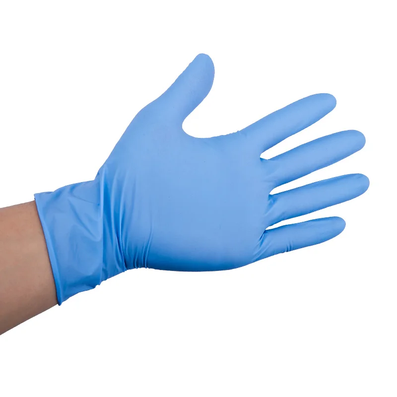 Compound Nitrile -Gloves Non-medical Kitchen Food Processing Cleaning Black Guantes