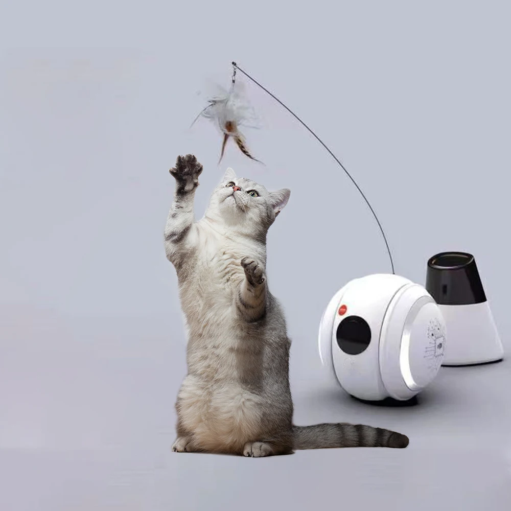 Intelligent AI Robot Interactive Rolling Ball FHD Camera Pet Toy for Cats Smart & Movement Interactive Pet  Companion Robot