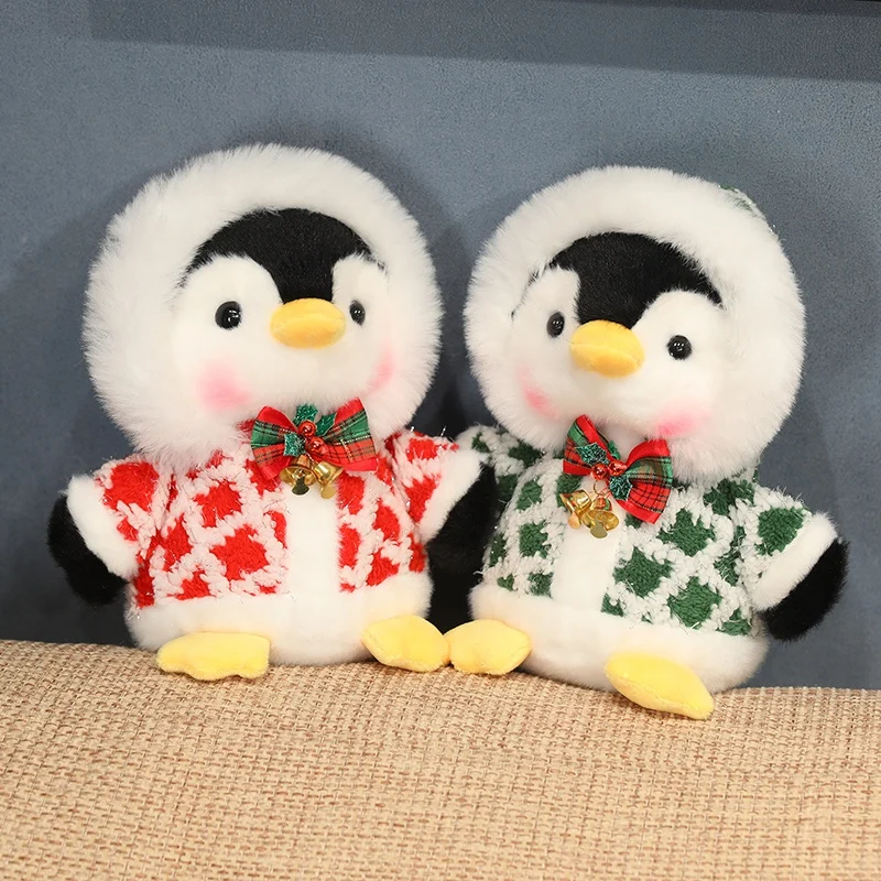 Christmas Decoration Kids Gifts Stuffed Animal Penguin Plush Soft 2024 Christmas Doll Plush