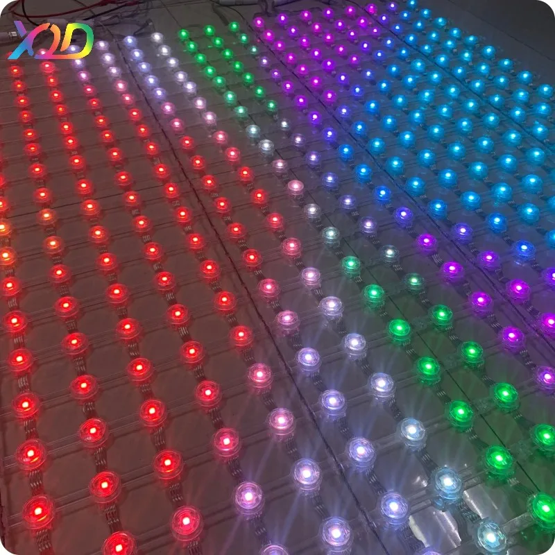 XQD P31.25 Outdoor LED Mesh with DMX & SPI WS2811 Flexible Large 20x20 Pixel Screens Transform Your Outdoor Visuals