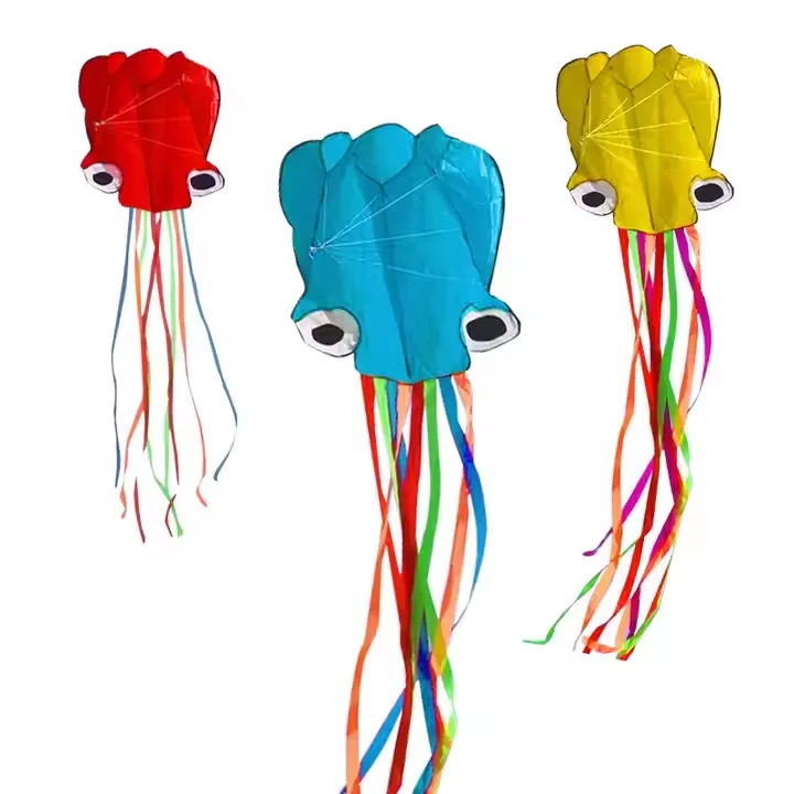 Octopus Soft Kite Is Equipped Big Power Kite For Outdoor Flight Making It Easy To Take Off Kites flying
