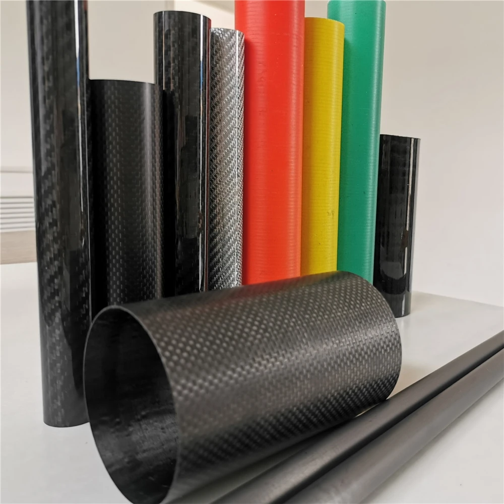 Custom 3k Twill Carbon Cfrp Fiber Tube For Mobile Phone Support
