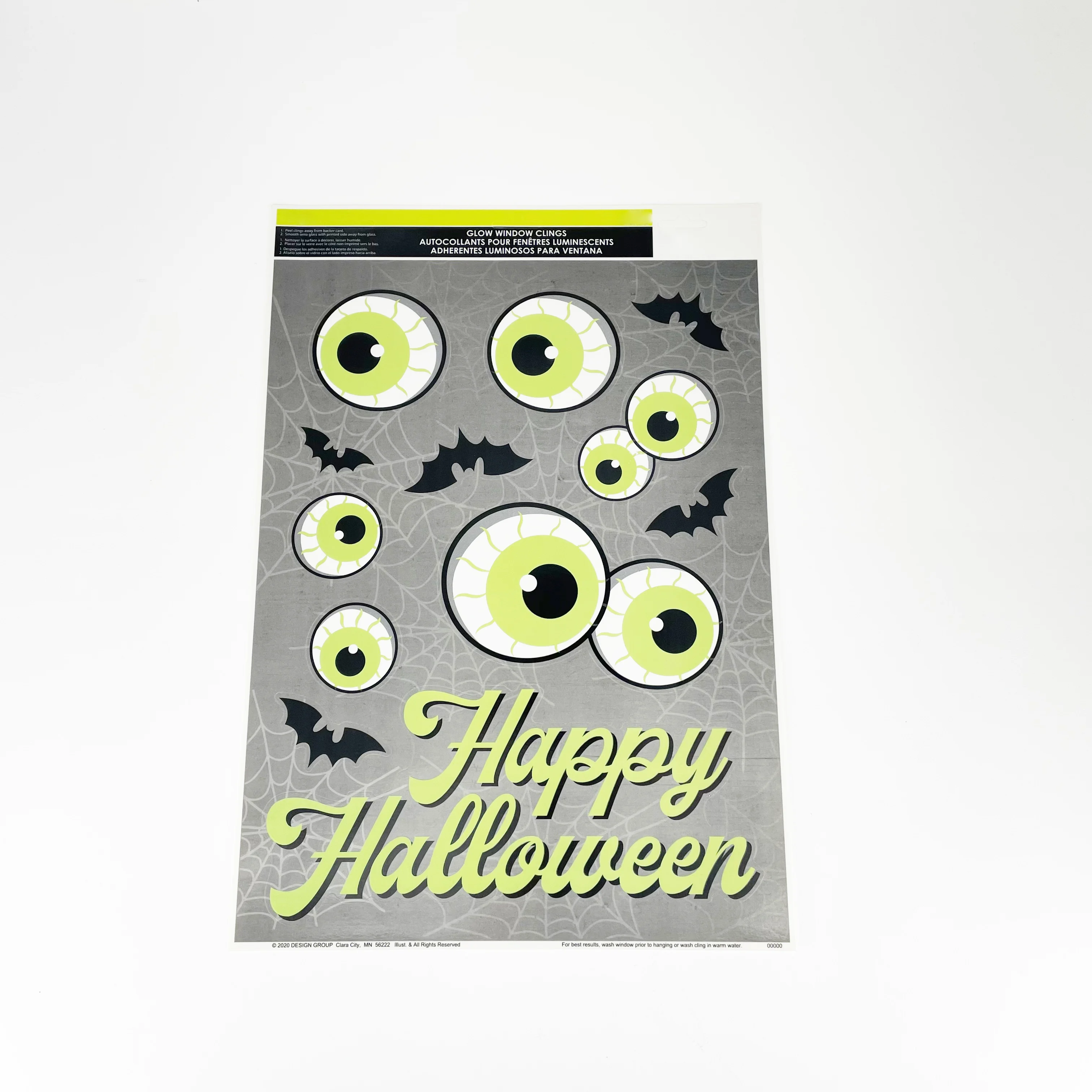 Static Cling Window Film (no glue) Stickers For Halloween Holiday Decoration