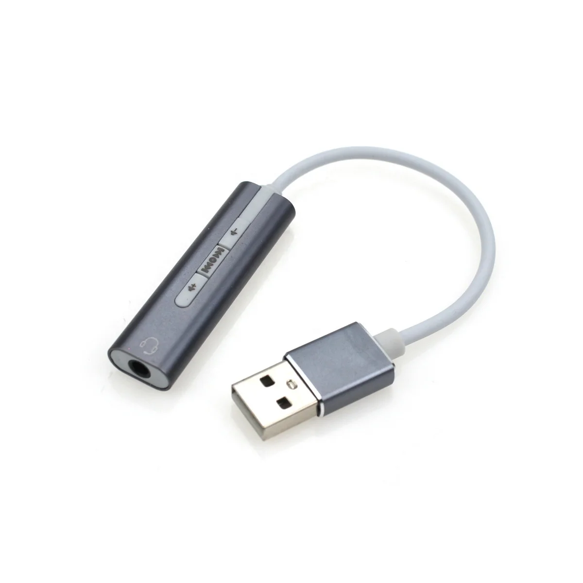 Внешняя звуковая карта USB 2,0, 7,1 каналов, с разъемом для наушников 3,5 мм