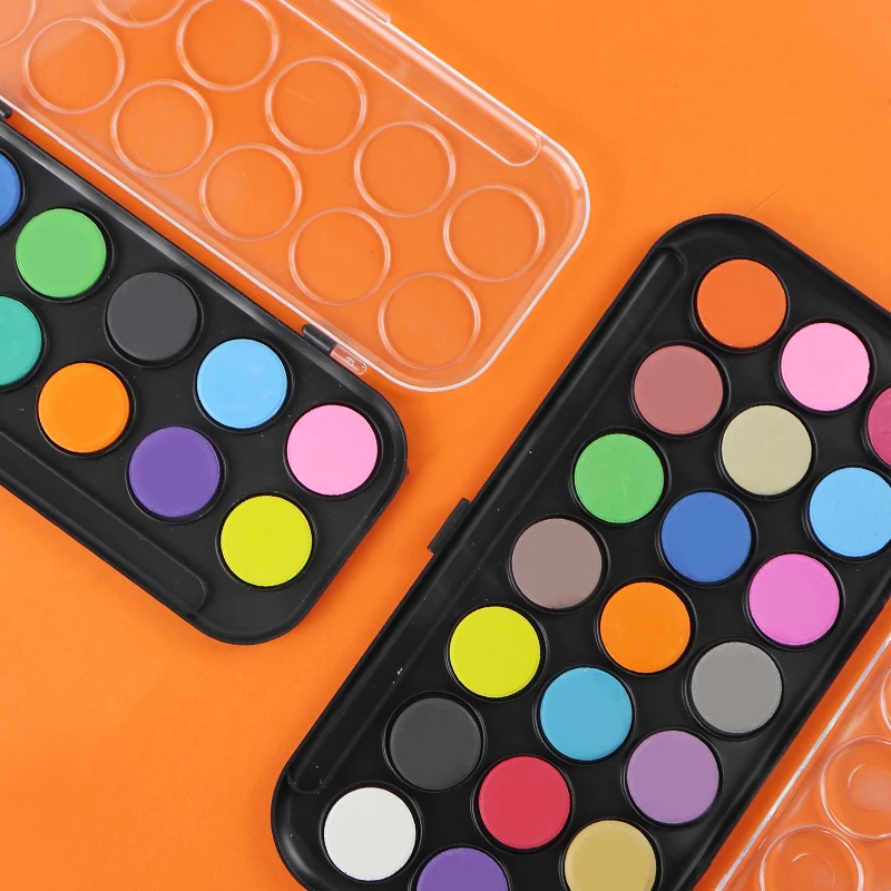 Набор акварельных красок для рисования KAMEI 12/24/36