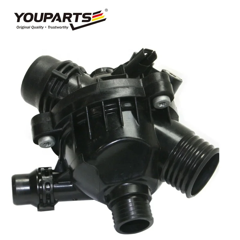 Youparts New Engine Coolant Thermostat Assembly OEM 11537536655 Auto Parts For BMW 530 Thermostat