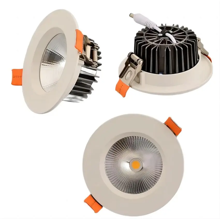 50 светодиодных ламп, 8 дюймов, хорошее качество, cob downlight, литье под давлением