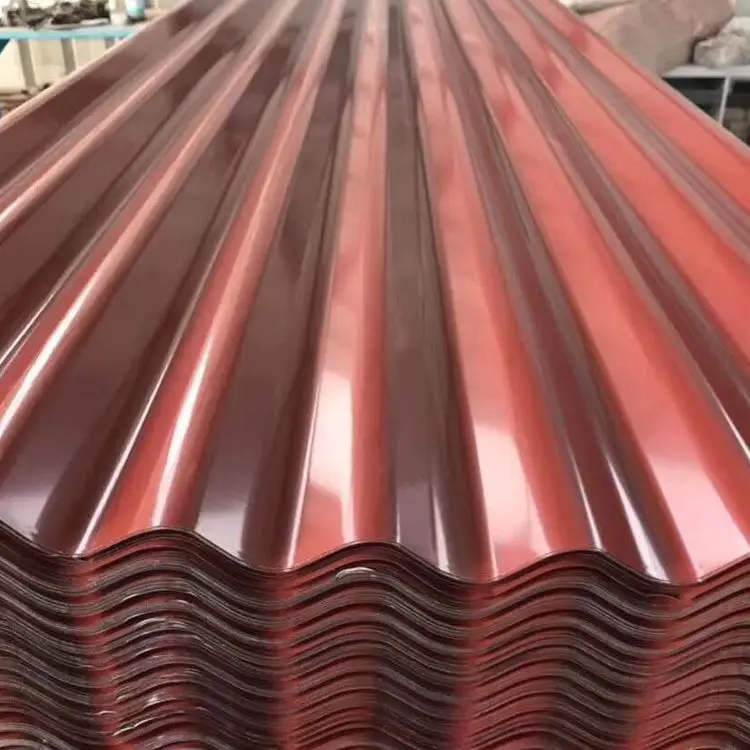 Prepainted 0.47mm Roof Sheet Corrugated Steel Roof Tile steel sheet iron roofing gi corrugated metal Ppgi Construction Steel
