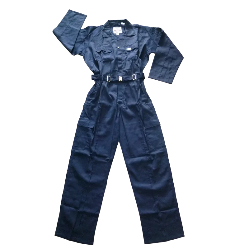 FLYTON Hot Mens Chemical Workwear Safety Protective Manufacturer Overalls FT-A1318 Dark Blue J