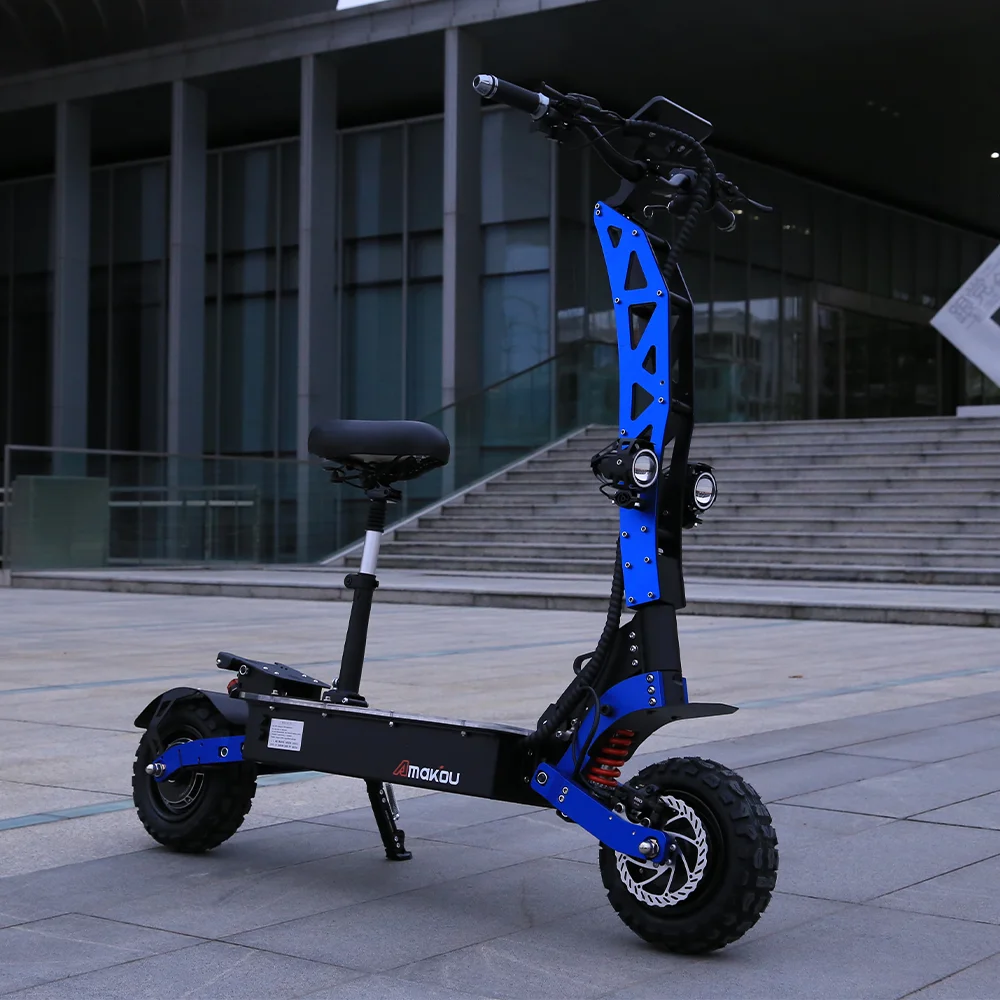 EU UK USA warehouse 60v 6000W electric scooters dual motor electronic scooter 11 inch big wheel folding electric kick scooter