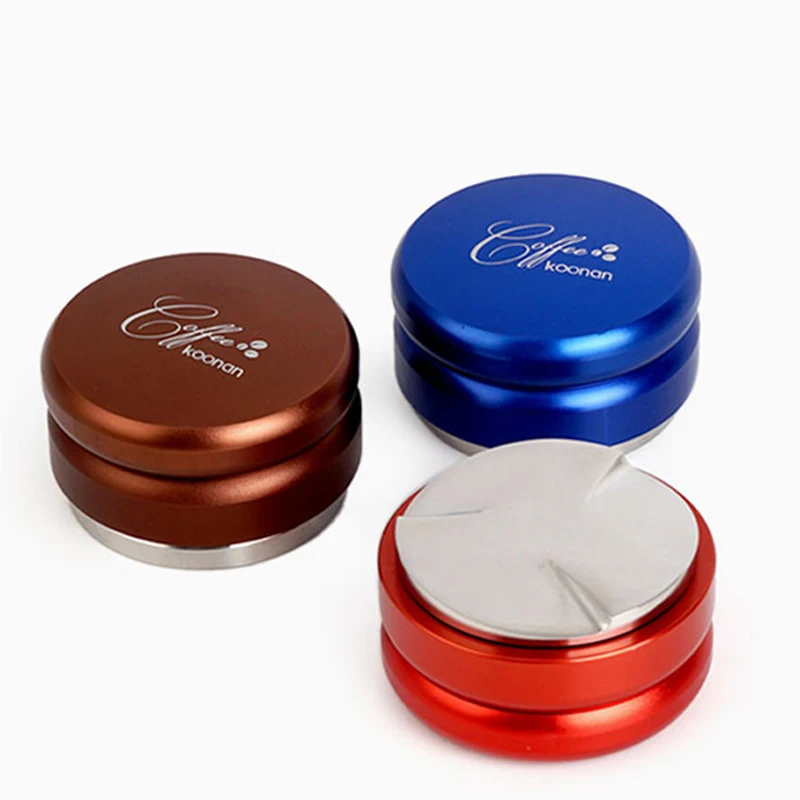 Factory hot sales espresso coffee tamper High quality top seller 304 stainless steel coffee tamper coffee distributor 51mm 53mm