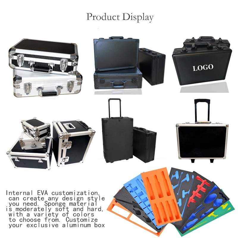 Custom Printed Portable Storage Tool Box Pro Audio Rack Case DNP DS40 Flight Case Aluminum Alloy EVA Foam Road Case Flycase