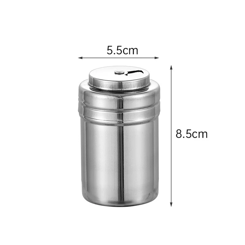 Stainless Steel Powdered Sugar Shaker Fine Mesh Cocoa Flour Coffee Sifter for Cinnamon Flour Salt Pepper