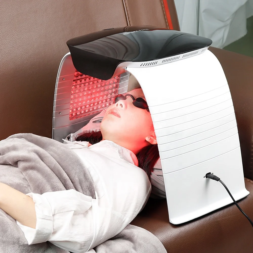 7 Photon Colors Acne Treatment Foldable Led Light Therapy Pdt Facial Machine