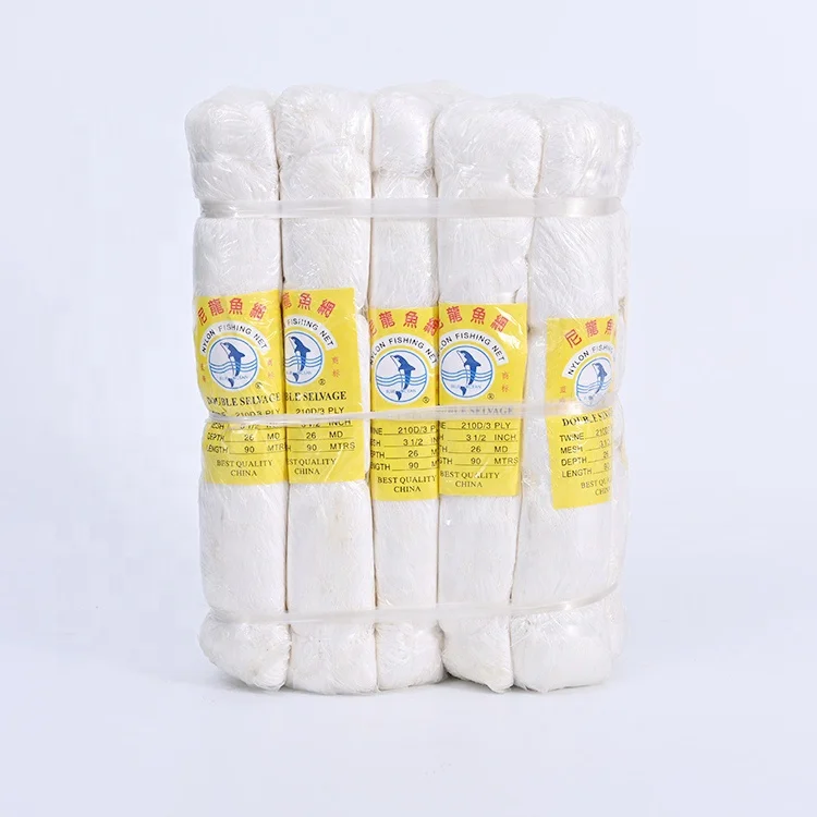 
Wholesale Supplier Superior Tenacity High Quality Nylon Multifilament Knotted Fishing Net 
