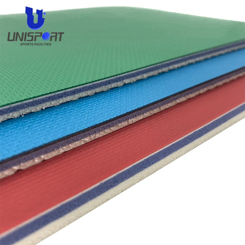 UNI Badminton basketball court flooring wear-resistant non-slip multi sport flooring sport court indoor PVC sports flooring